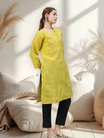 Load image into Gallery viewer, Seva Chikan Hand Embroidered Cotton Lucknowi Chikankari Kurta