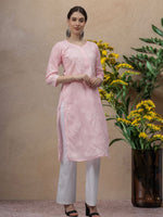 Load image into Gallery viewer, Seva Chikan Hand Embroidered Cotton Lucknowi Chikankari Kurta
