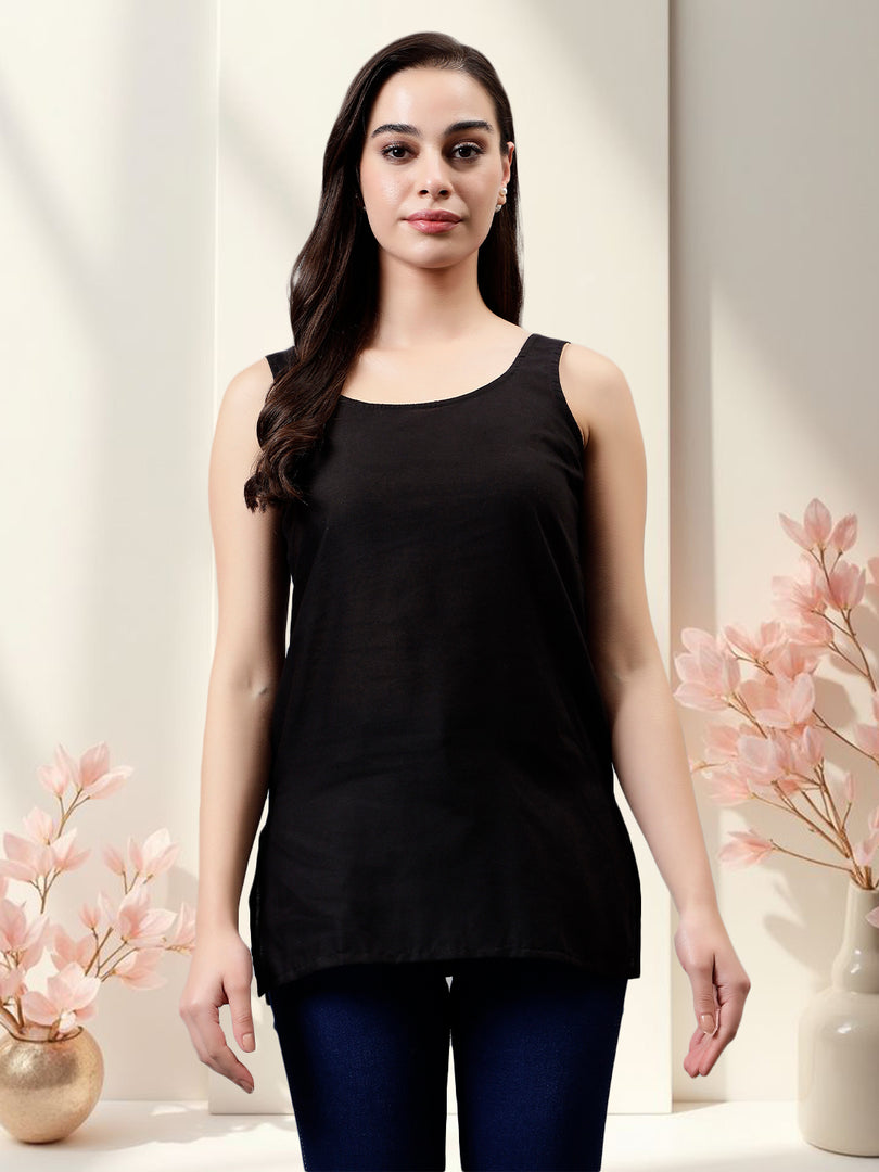 Seva Chikan Hand Embroidered Georgette Lucknowi Chikankari Top With Slip