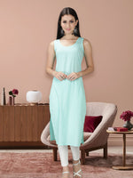 Load image into Gallery viewer, Seva Chikan Hand Embroidered  Georgette Lucknowi Chikankari kurta with Slip