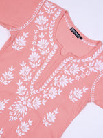 Load image into Gallery viewer, Seva Chikan Hand Embroidered Rayon Lucknowi Chikankari Kurta