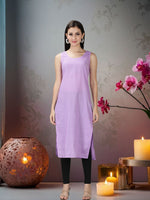 Load image into Gallery viewer, Seva Chikan Hand Embroidered Georgette Lucknowi Chikankari Kurta With Slip