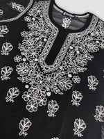 Load image into Gallery viewer, Seva Chikan Hand Embroidered Georgette Lucknowi Chikankari Kurta With Inner