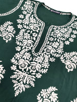 Load image into Gallery viewer, Seva Chikan Hand Embroidered Modal Cotton Lucknowi Chikankari Kurta