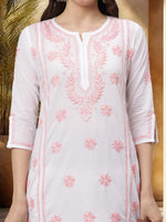 Load image into Gallery viewer, Seva Chikan Hand Embroidered Cotton Chikankari kurta