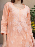 Load image into Gallery viewer, Seva Chikan Hand Embroidered Cotton Lucknowi Chikankari Kurta
