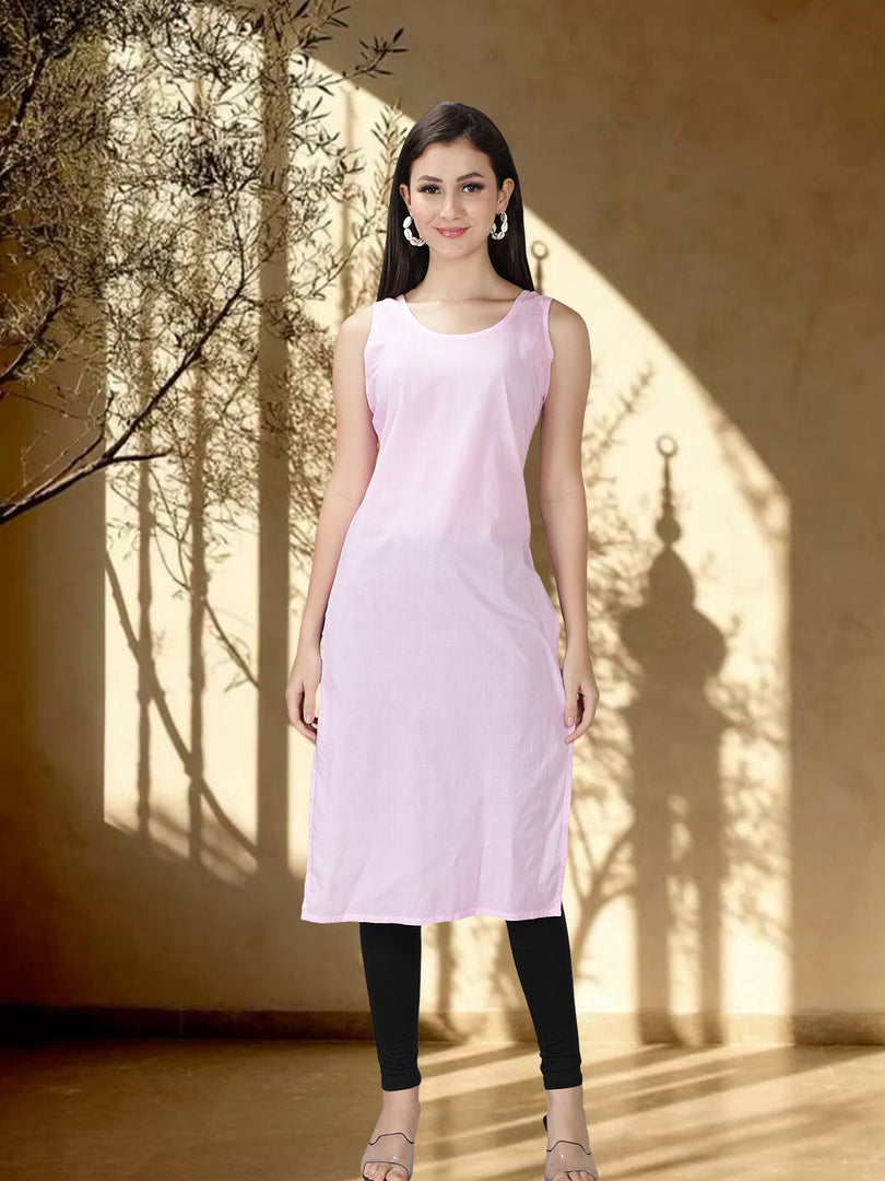 Seva Chikan Hand Embroidered Georgette Lucknowi Chikankari Kurta With Slip