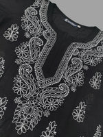 Load image into Gallery viewer, Seva Chikan Hand Embroidered Chanderi Chikankari Kurta