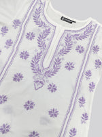 Load image into Gallery viewer, Seva Chikan Hand Embroidered Cotton Chikankari kurta