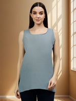 Load image into Gallery viewer, Seva Chikan Hand Embroidered Georgette Lucknowi Chikankari Top With Slip