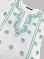 Load image into Gallery viewer, Seva Chikan Hand Embroidered Cotton Chikankari kurta