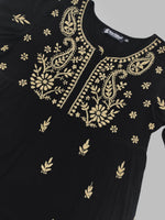 Load image into Gallery viewer, Seva Chikan Hand Embroidered Cotton Lucknowi Chikan Top
