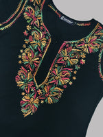 Load image into Gallery viewer, Seva Chikan Hand Embroidered Cotton Lucknowi Chikan Short Top
