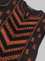 Load image into Gallery viewer, Seva Chikan Hand Embroidered Cotton Lucknowi Chikan Top
