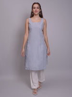 Load image into Gallery viewer, Seva Chikan Hand Embroidered Georgette Lucknowi Chikankari Kurta With Slip-SCL4685
