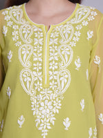 Load image into Gallery viewer, Seva Chikan Hand Embroidered Rayon Lucknowi Chikankari Top
