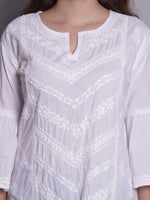 Load image into Gallery viewer, Seva Chikan Hand Embroidered Cotton Lucknowi Chikankari Top SCL9235
