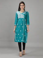Load image into Gallery viewer, Seva Chikan Hand Embroidered Cotton Chikankari kurta
