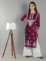 Load image into Gallery viewer, Seva Chikan Hand Embroidered Cotton Chikankari kurta
