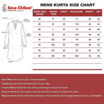 Load image into Gallery viewer, Seva Chikan Hand Embroidered  Cotton Lucknowi Chikan Mens Stitched Kurta
