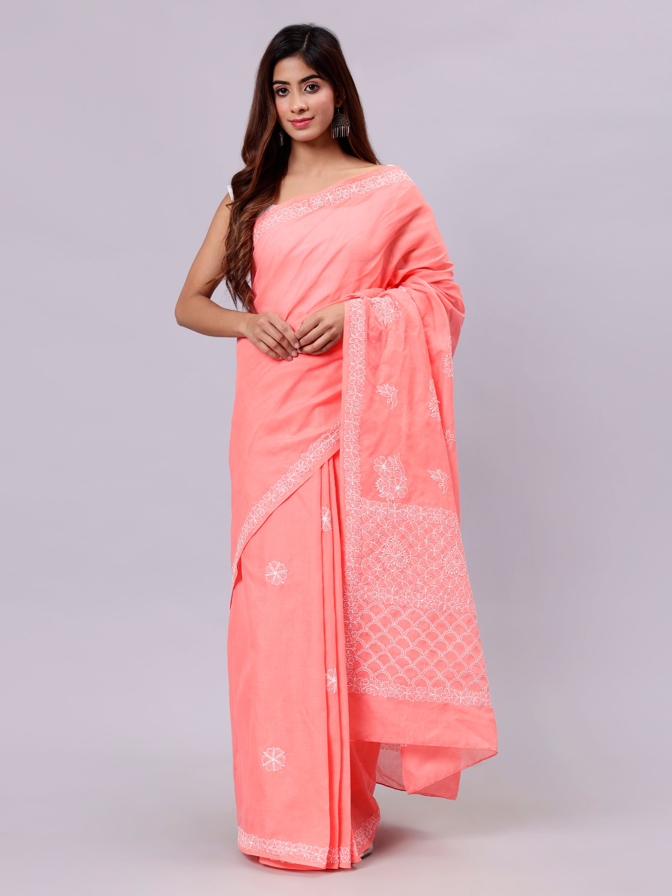 Buy chikankari sarees wholesale price online in India