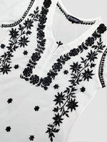 Load image into Gallery viewer, Seva Chikan Hand Embroidered Cotton Lucknowi Chikan Top