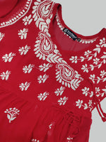 Load image into Gallery viewer, Seva Chikan Hand Embroidered Georgette Lucknowi Chikan Top
