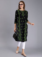 Load image into Gallery viewer, Seva Chikan Hand Embroidered Black Cotton Lucknowi Chikankari Kurta
