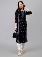 Load image into Gallery viewer, Seva Chikan Hand Embroidered Cotton Lucknowi Chikankari Kurta
