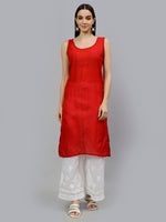 Load image into Gallery viewer, Seva Chikan Hand Embroidered Georgette Lucknowi Chikankari Kurta With Inner

