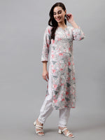 Load image into Gallery viewer, Seva Chikan Hand Embroidered Cotton Lucknowi Chikankari Kurta
