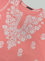 Load image into Gallery viewer, Seva Chikan Hand Embroidered Rayon Lucknowi Chikankari Kurta