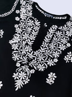 Load image into Gallery viewer, Seva Chikan Hand Embroidered Rayon Lucknowi Chikankari Kurta