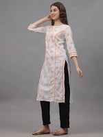 Load image into Gallery viewer, Seva Chikan Hand Embroidered Cotton Lucknowi Chikankari Kurta
