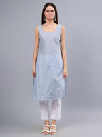 Load image into Gallery viewer, Seva Chikan Hand Embroidered Georgette Lucknowi Chikankari Kurta With Inner
