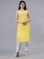 Load image into Gallery viewer, Seva Chikan Hand Embroidered Georgette Lucknowi Chikankari Kurta With Inner
