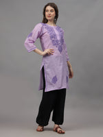 Load image into Gallery viewer, Seva Chikan Hand Embroidered Cotton Lucknowi Chikankari Kurta
