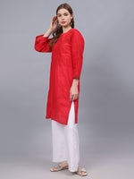 Load image into Gallery viewer, Seva Chikan Hand Embroidered Cotton Lucknowi Chikankari Kurta
