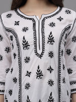 Load image into Gallery viewer, Seva Chikan Hand Embroidered Cotton Lucknowi Chikankari Kurta
