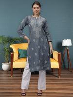 Load image into Gallery viewer, Seva Chikan Hand Embroidered Cotton Lucknowi Chikankari Kurta
