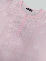 Load image into Gallery viewer, Seva Chikan Hand Embroidered Cotton Lucknowi Chikankari Kurta