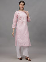 Load image into Gallery viewer, Seva Chikan Hand Embroidered Cotton Lucknowi Chikankari Kurta
