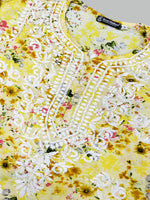 Load image into Gallery viewer, Seva Chikan Hand Embroidered Mal Mal Lucknowi Chikankari Kurta Set
