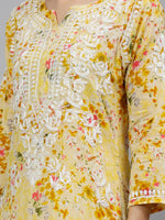 Load image into Gallery viewer, Seva Chikan Hand Embroidered Mal Mal Lucknowi Chikankari Kurta Set
