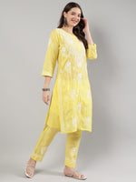 Load image into Gallery viewer, Seva Chikan Hand Embroidered Cotton Lucknowi Chikankari Kurta Set