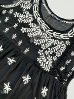 Load image into Gallery viewer, Seva Chikan Hand Embroidered Georgette Lucknowi Chikan Top