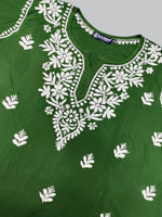 Load image into Gallery viewer, Seva Chikan Hand Embroidered Rayon Lucknowi Chikankari Top