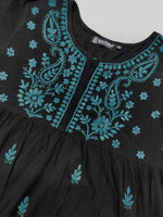 Load image into Gallery viewer, Seva Chikan Hand Embroidered Cotton Lucknowi Chikan Top
