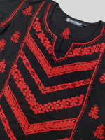 Load image into Gallery viewer, Seva Chikan Hand Embroidered Cotton Lucknowi Chikan Top
